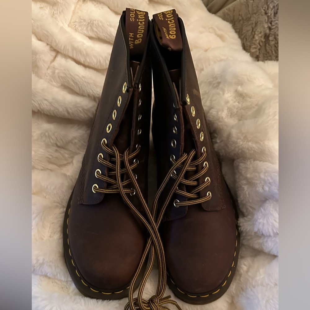 Dr. Martens Brown Lace Up Boots